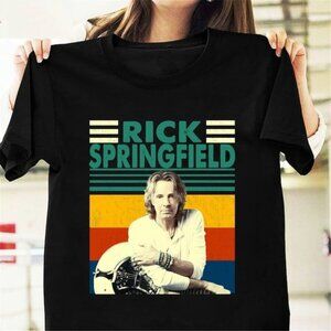 Rick Springfield T-Shirt Vintage Zoot Band Musician Fan Graphic Retro 92